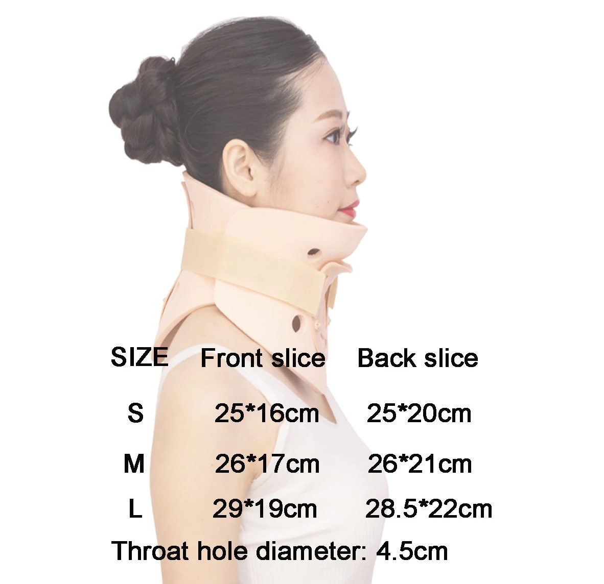 Adjustable neck support brace neck traction cervical collar factory