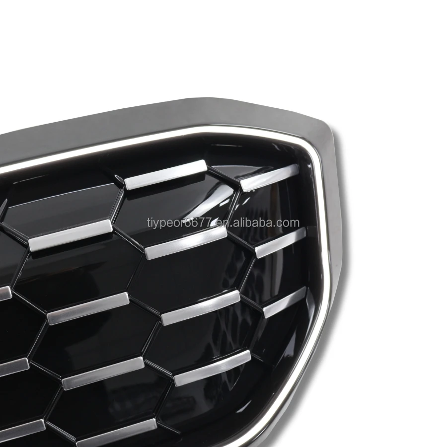 product tiypeor led grille for bmw i3 2023 2024 front mesh bumper grill replacement star look-6