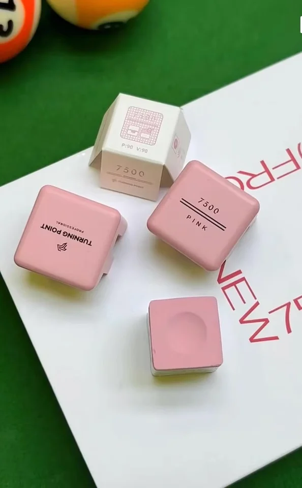 ビリヤードチョーク　TURNING POINT 7500 ピンク　2個セット ビリヤードチョーク TURNING POINT 7500 ピンク 2個セット