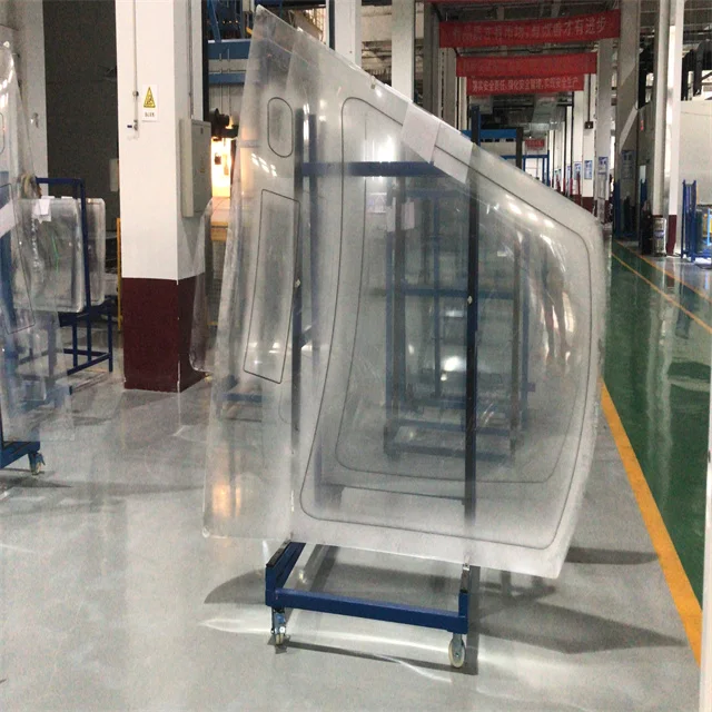 Automatic Heated Hyperbolic Front Windshield - Fast Defrosting, Sound Insulation and Noise Reduction, Rail High-speed Rail/ship
