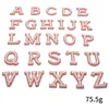 26 letter-pink color