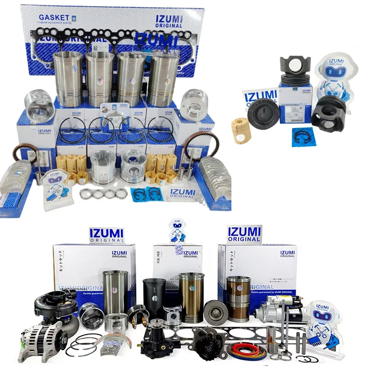 IZUMI ORIGINAL TD50 TD60 TD63 TD70 TD71 TD73 Overhaul Rebuild Kit Diesel Engine Parts For VOLVO