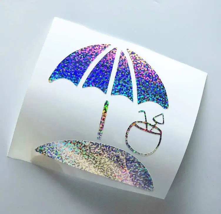 Pvc 12" X 12" Permanent Holographic Adhesive Vinyl Roll