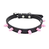 Pink rivet black