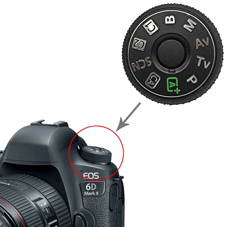 Kit Riparazione Pulsante Interfaccia Modalità Per Canon 6D – Diametro 20.8mm