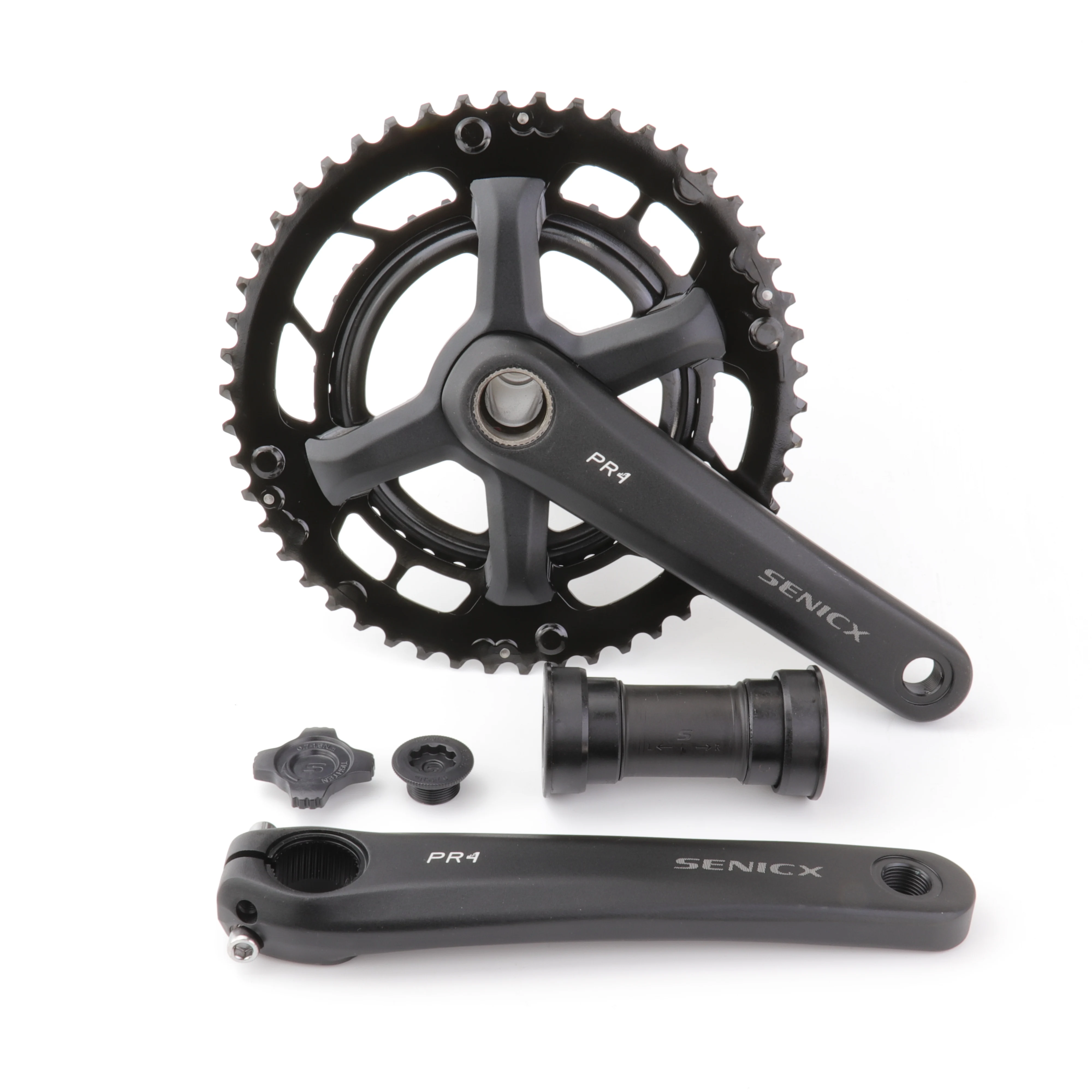 ピストバイクskeaceクランクセット SHIMANO BB pcd144 Skeace-自転車クランクセット,固定ギア,144 bcd 48tチェーン