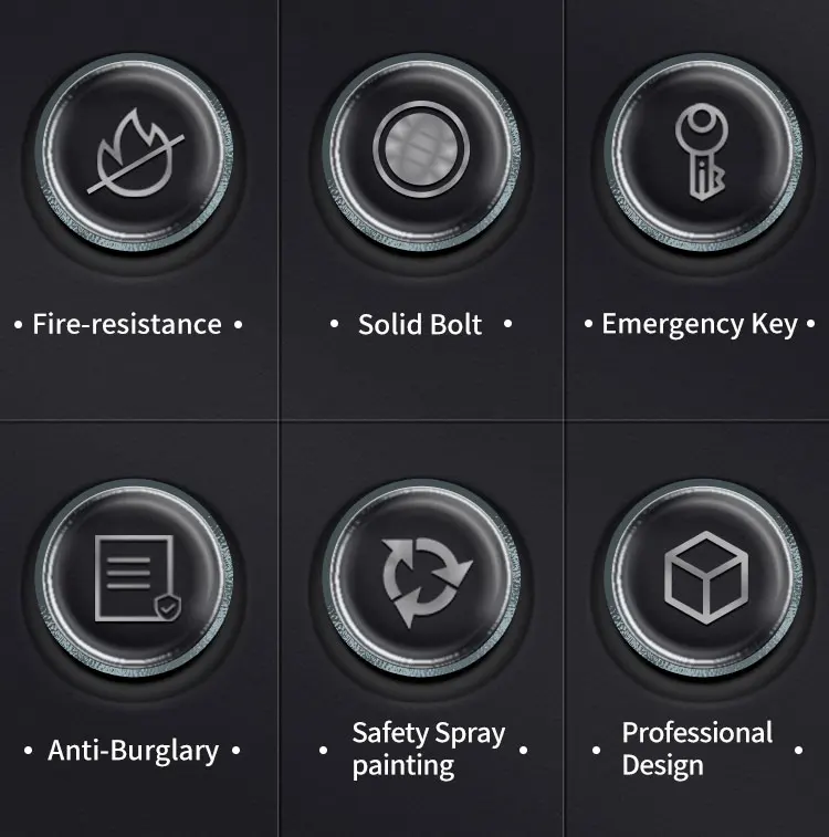 CEQSAFE 2025 China Best-selling Double Lock Electronic Wall Anti-theft Fireproof Safe Box for Money factory