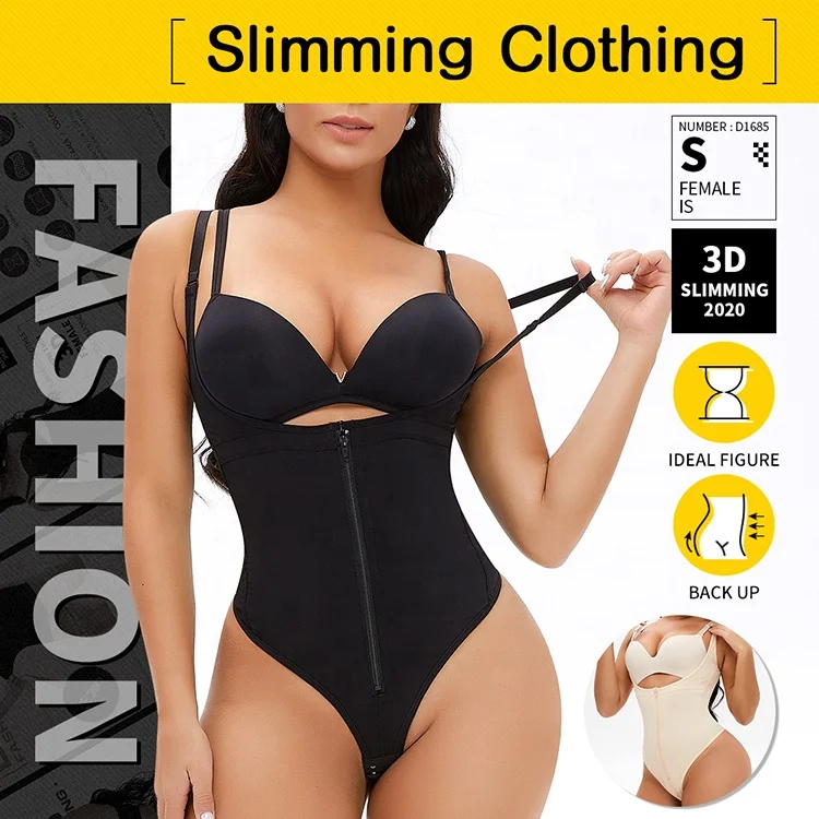 Thong Shapewear Shapers for Women Tummy Control Fajas Colombianas Body  Shaper Zipper Open Bust Bodysuit Body Shaper - China Waist Trainer and  Tummy Control price