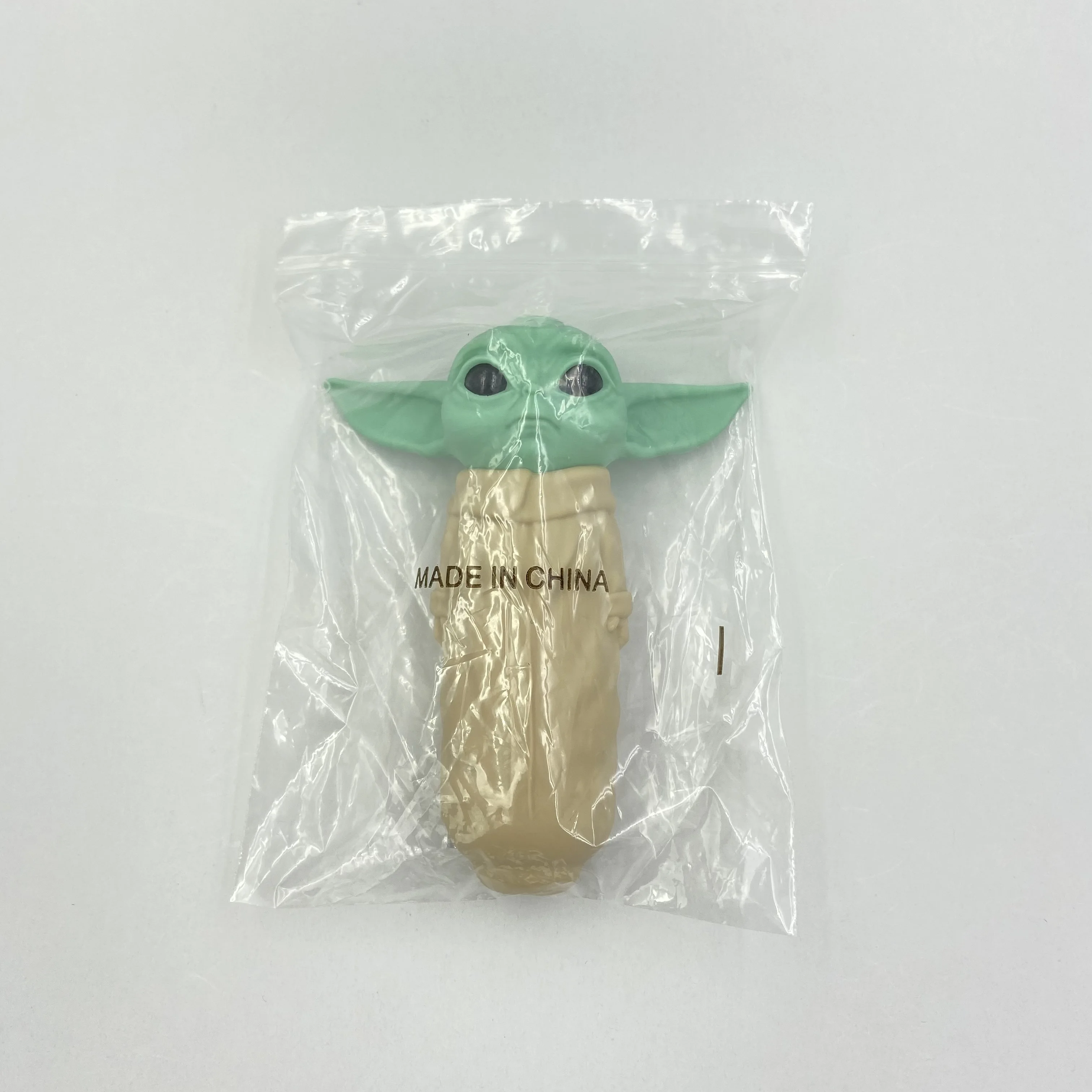 Grogu Baby Yoda Creative Glass Pipes Smoking Silicone Smoking Pipe
