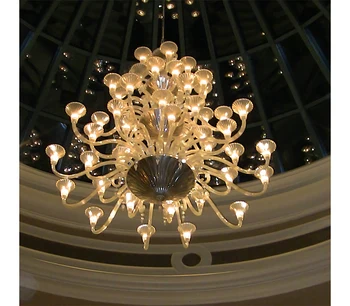 Contemporary Classic Gold Chandelier Large K9 Crystal LED Pendant Lights Modern Luxury Design Restaurant Indoor Wedding use Iron
