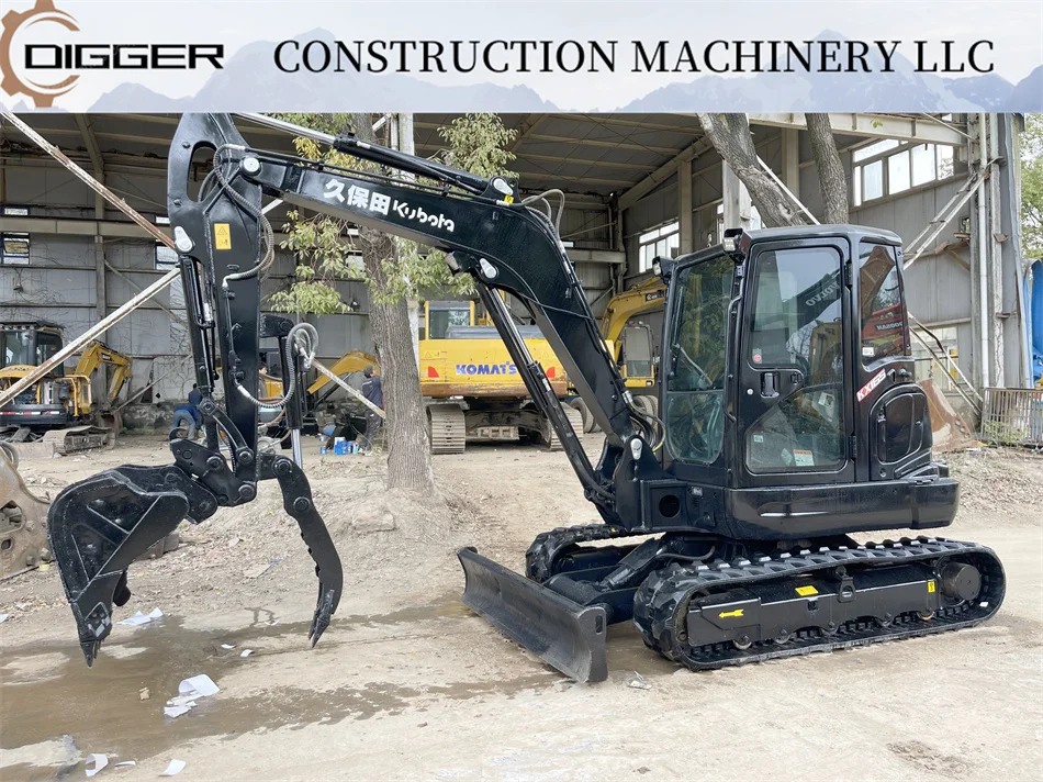 5.5 Ton Mini Used Excavator Kubota Kx165 DPF 90% New Good Condition for Sale 2022 Machine Hydraulic Crawler