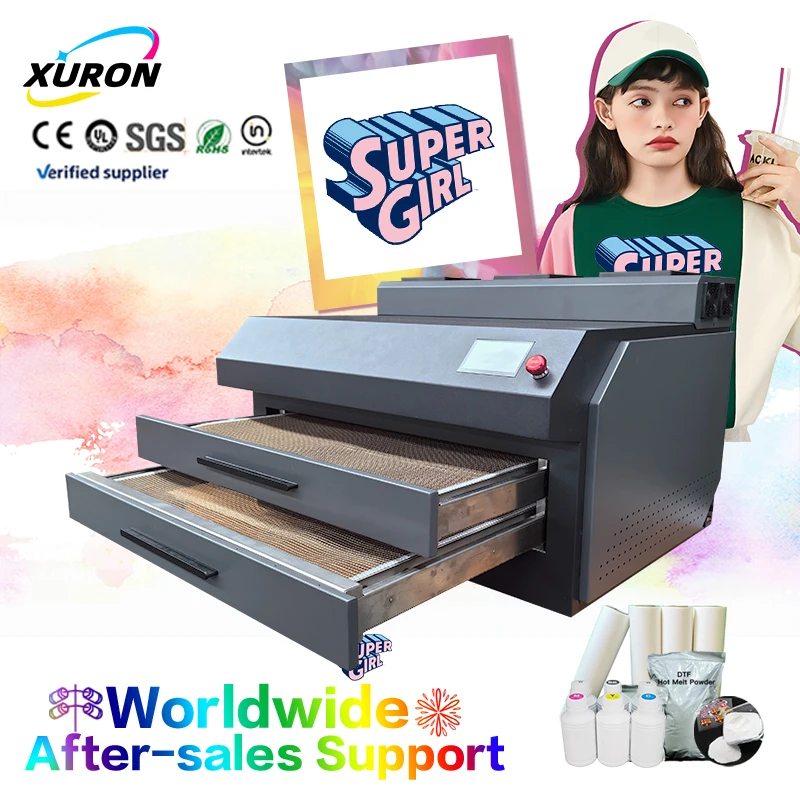 Renowned Manufacturing Vendor's Fully Automatic Double Layer DTF Dryer Oven Innovative Curing A3 A4 A2 Prints New Pigment