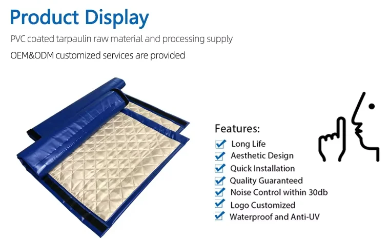 product industry  home use soundproof pvc acoustic blanket noise barrier curtains for sound insulation-1