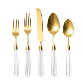 Stainless Steel Flatware Set Good Design Cutlery Tableware Complete Table Cutlery For Wedding