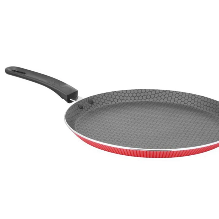 High Durability Aluminum Non Stick Tea Cooking Stripe Pancake Pan Sets For Home