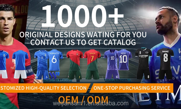 Custom Brand Logo Soccer Jersey Sets Football Wear Blank Soccer Jersey