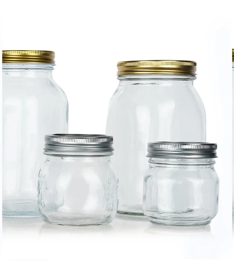 750ml Canned Cucumber Glass Jar and Airtight Glass Jars With Tinplate Lid