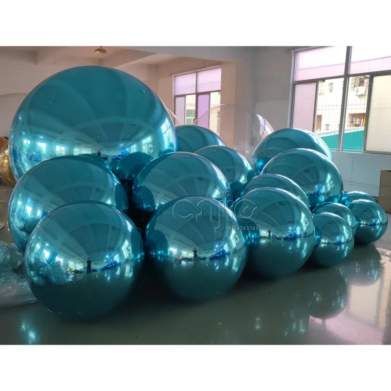 Custom extra Large Inflatable Gold Sphere Chrome Gold Ball Big Shiny ...