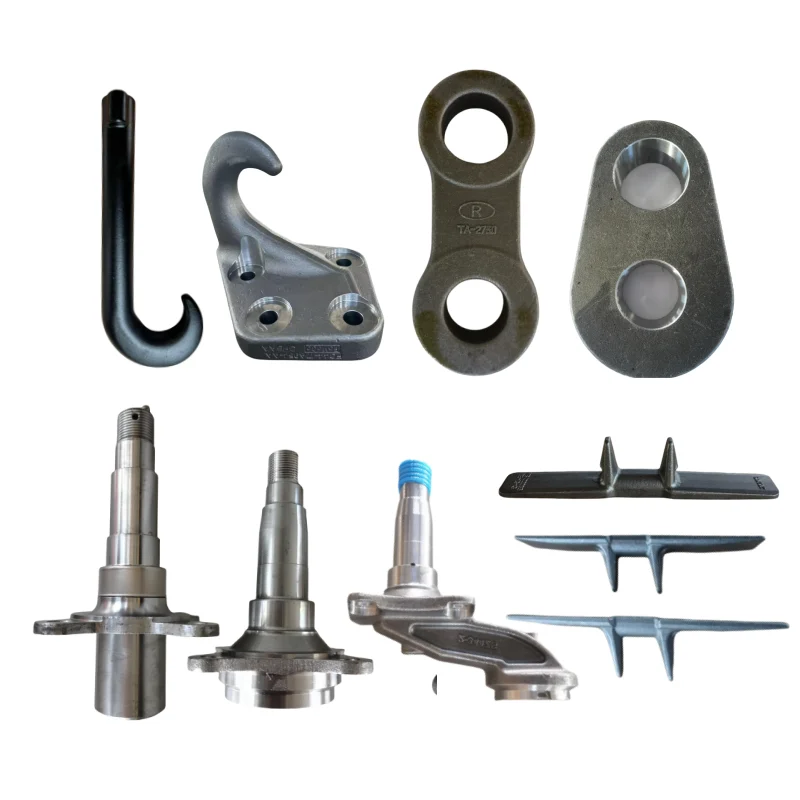 Customized Hot Forging Crawler Belt Forging Parts Trailer Axle/Hook Torsion Arm Steel Agriculture Parts