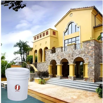 High Quality Eco-Friendly Anti-Slip Self-Leveling Durable Long-Lasting Wall Paint Water-Based Liquid Stone Paint Natural Coating