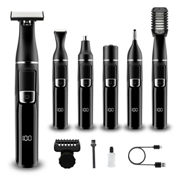 RB-8200 Electric Body Hair Trimmer for Men - Mens Body Groomer Kit for Privates - IPX6 Waterproof Shaver for Groin Hair Trimmer