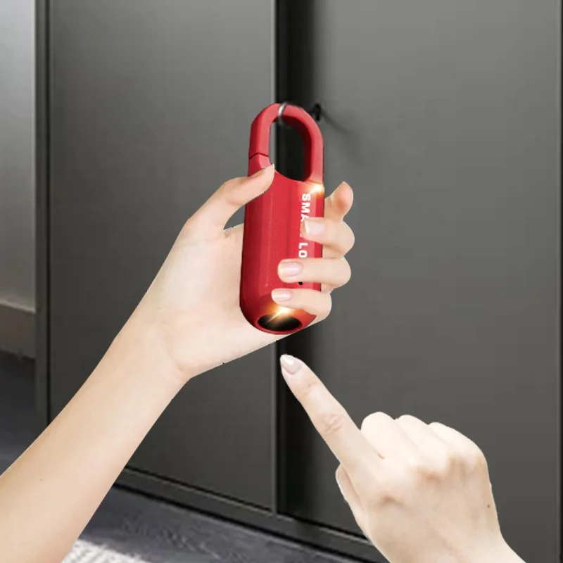 M01 Finger Recognition Print Smart Fingerprint Doors Lock Bag Cabinet Bicycle Toolbox Playground Truck Dormitory Padlock Locks