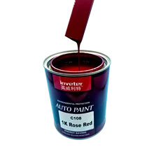 C108 Rose Red Automotive Paint Acrylic Based Imported Raw Materials Pure High Concentration Color