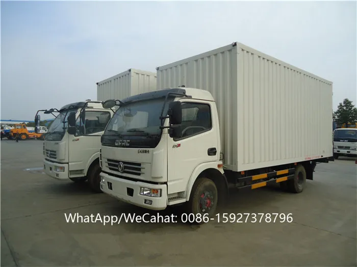 8 Ton Cargo Box Trucks Delivery Truck Van With Ac - Buy Delivery Truck ...