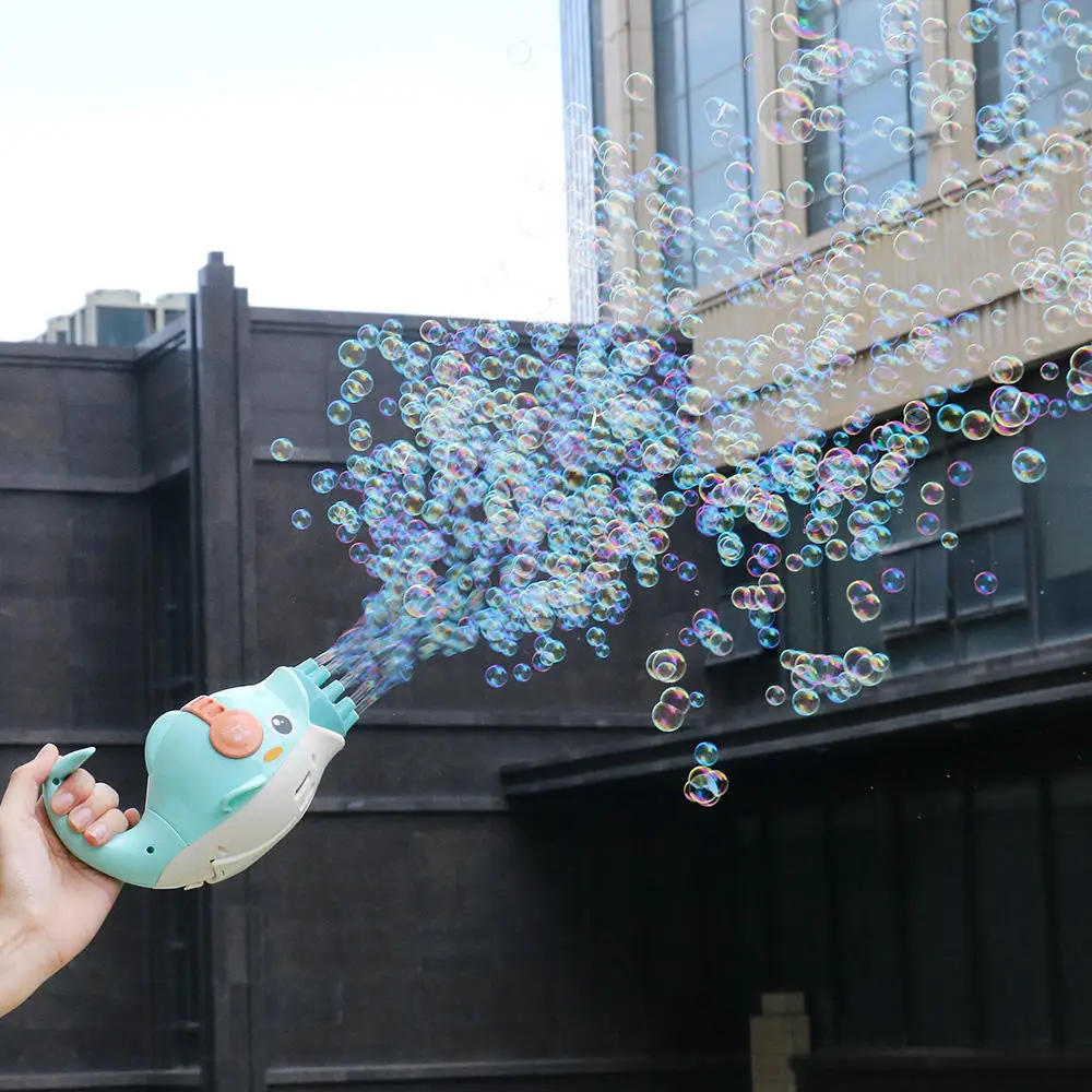 Bubble Gun Semi Automatic Gatling Bubble Machine For Children Bubble