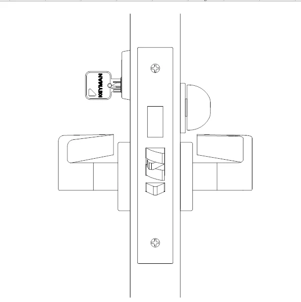 Keyman American Standard 12v To 24v Solenoid Function Electrified Door ...