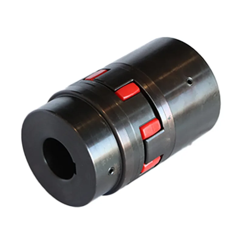 Custom Precision GR38 Steel Flexible Coupling Keyway Transmission Anti Vibration Curved Jaw Coupling for Blender