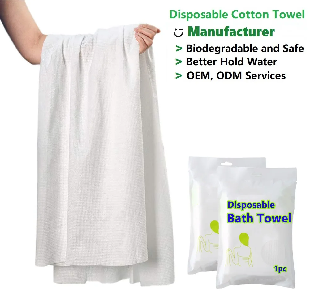 1pc Disposable Bath Towels, Large Bath Towels For Travel, Hotels