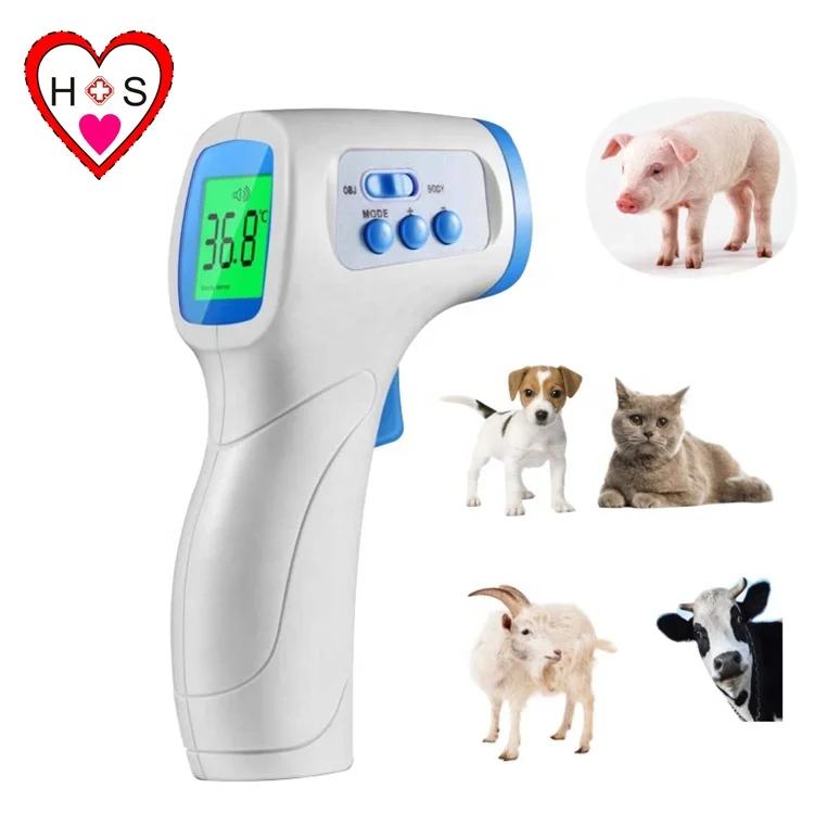 Oem C/f Degree Display Laser Thermometer Dog Rectal Veterinary Fast