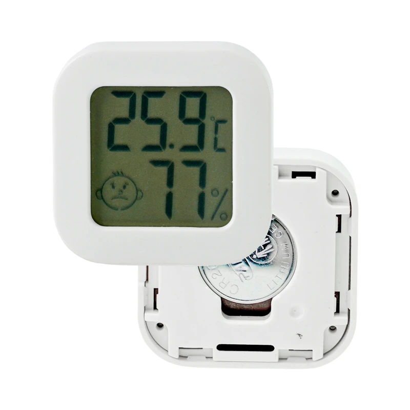 Clearance Mini Smiley Digital Thermometer Hygrometer Electronic LCD Digital Temperature Humidity Meter Sensor Gauge for Home