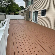 Engineered Flooring WPC Decking Boards Terrace Flooring Outdoor Hollow Core Deck Board Flooring for Outdoor