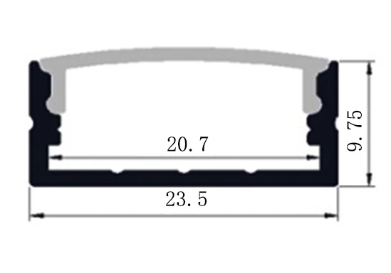 Aluminum U Profile Channel Linear Light LED Strip LED Lighting Aluminum Profile for Led Strip