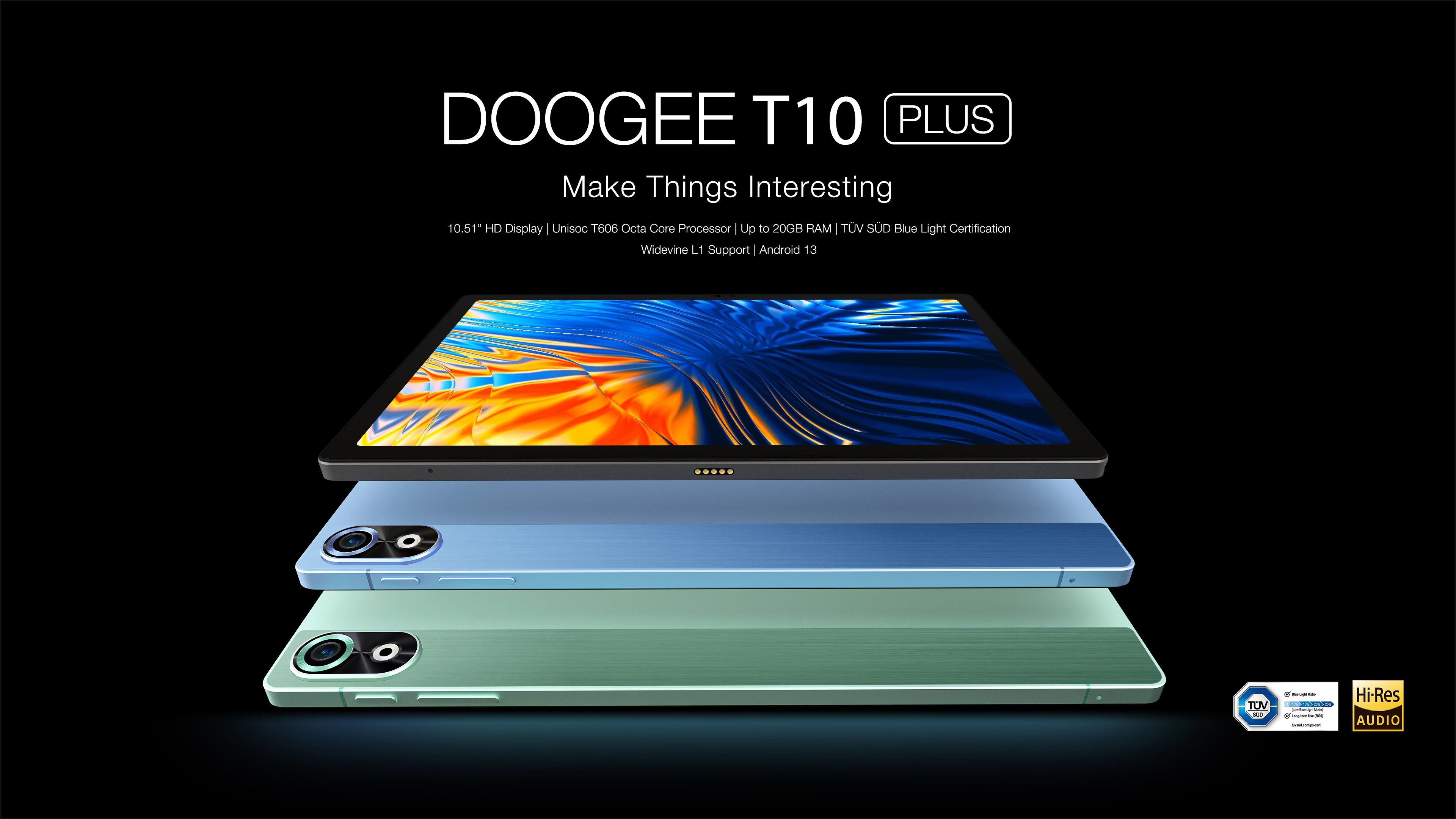 Doogee T10, il tablet Android con UniSoc T606. In vendita da