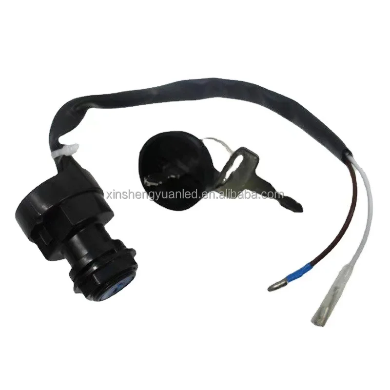 Motorbike Ignition Key Switch For KAWASAKI KLF250 BAYOU 250 A1 2003 ATV Motorcycle Moped Scooter cdi With Two Keys