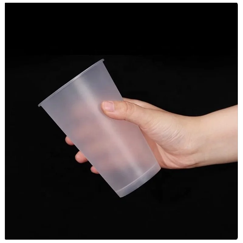 Cheap 500ml Plastic Cups for Bubble and Milk Tea With Spot Wholesale