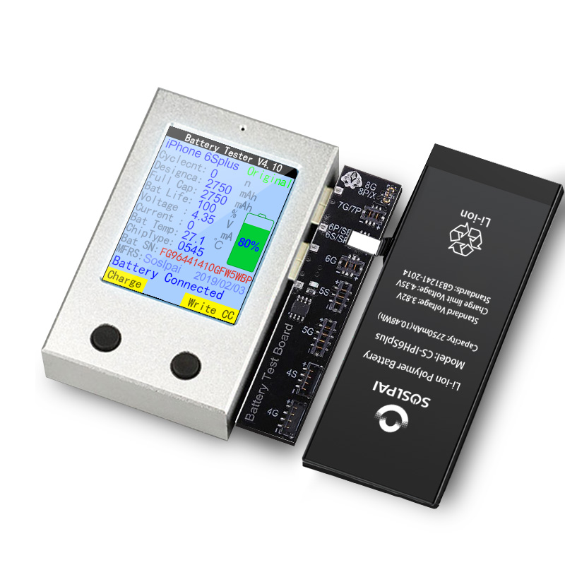 
 Бесплатная доставка, оптовая продажа, комплект батарей SOSLPAI для сотового телефона iPhone 6S plus, 2750 мАч, аккумулятор для смартфона  