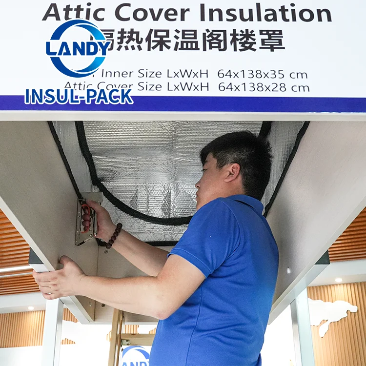 Attic Stair Bubble Foil Thermal Barrier Attic Door Attic Stair Insulation Cover