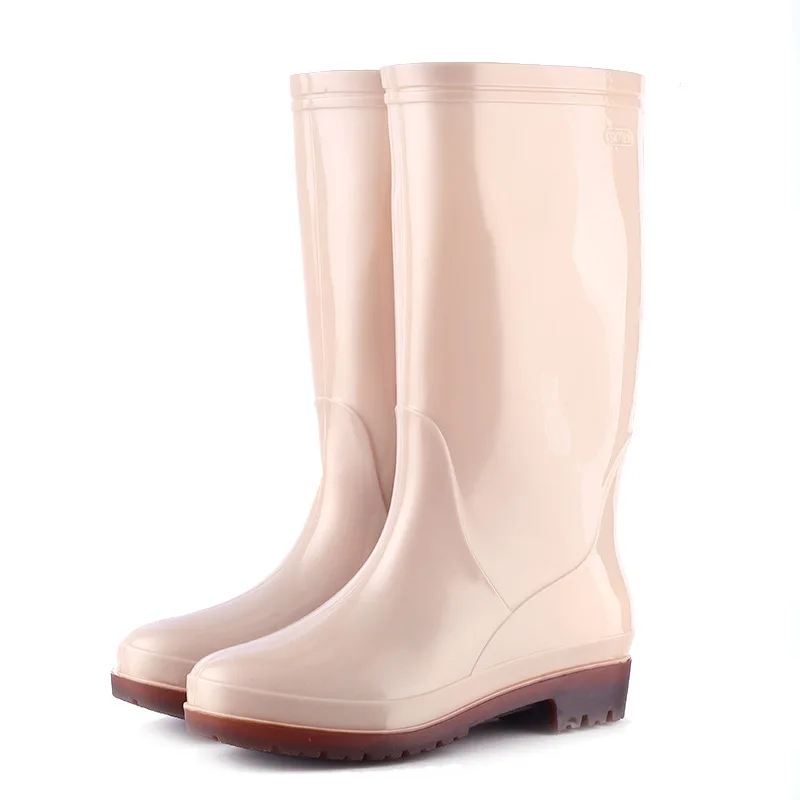 Wholesale Tibetan Blue Long Tube Rain Boots - Comfort