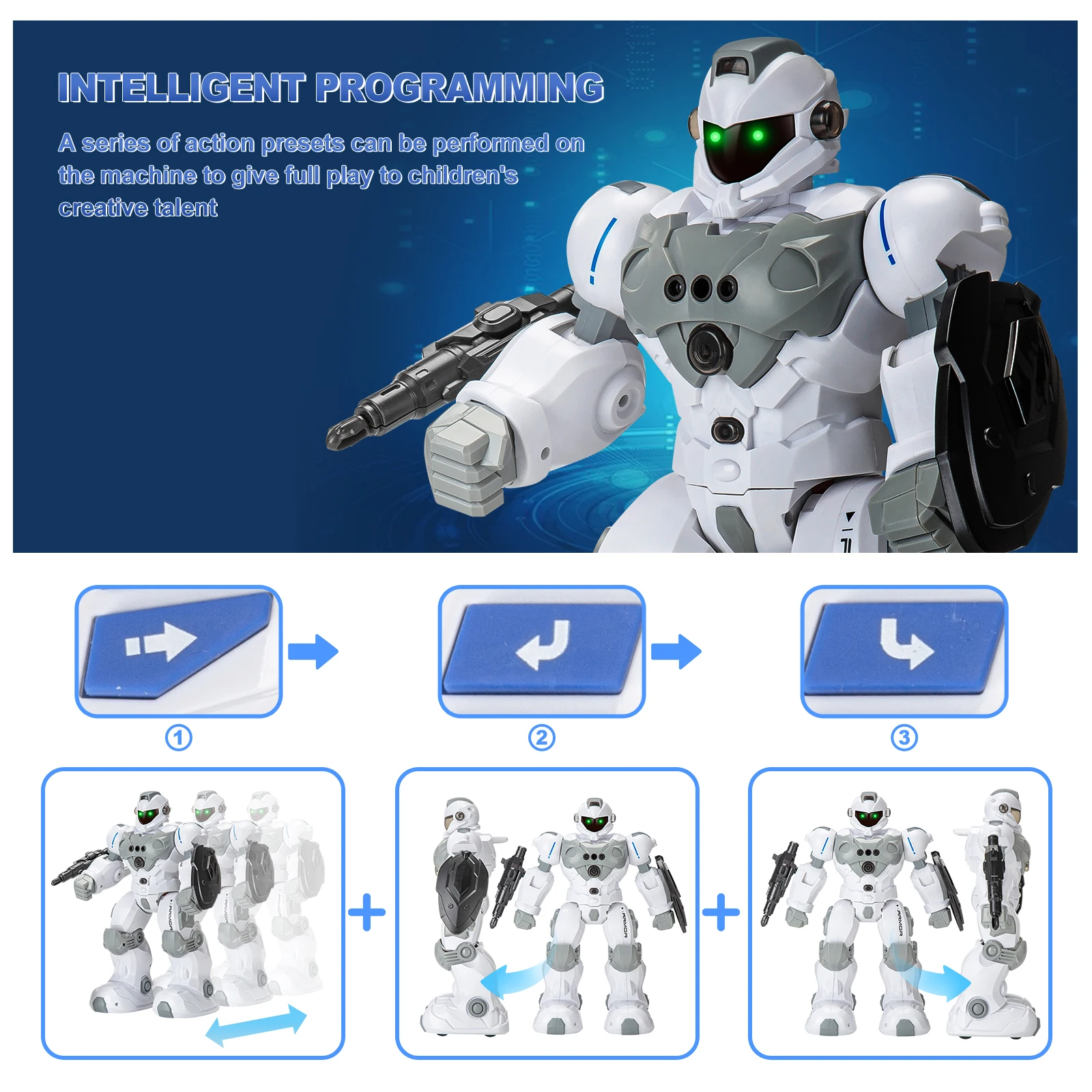 RC Robot Toys for Kids Programmable Fun Education