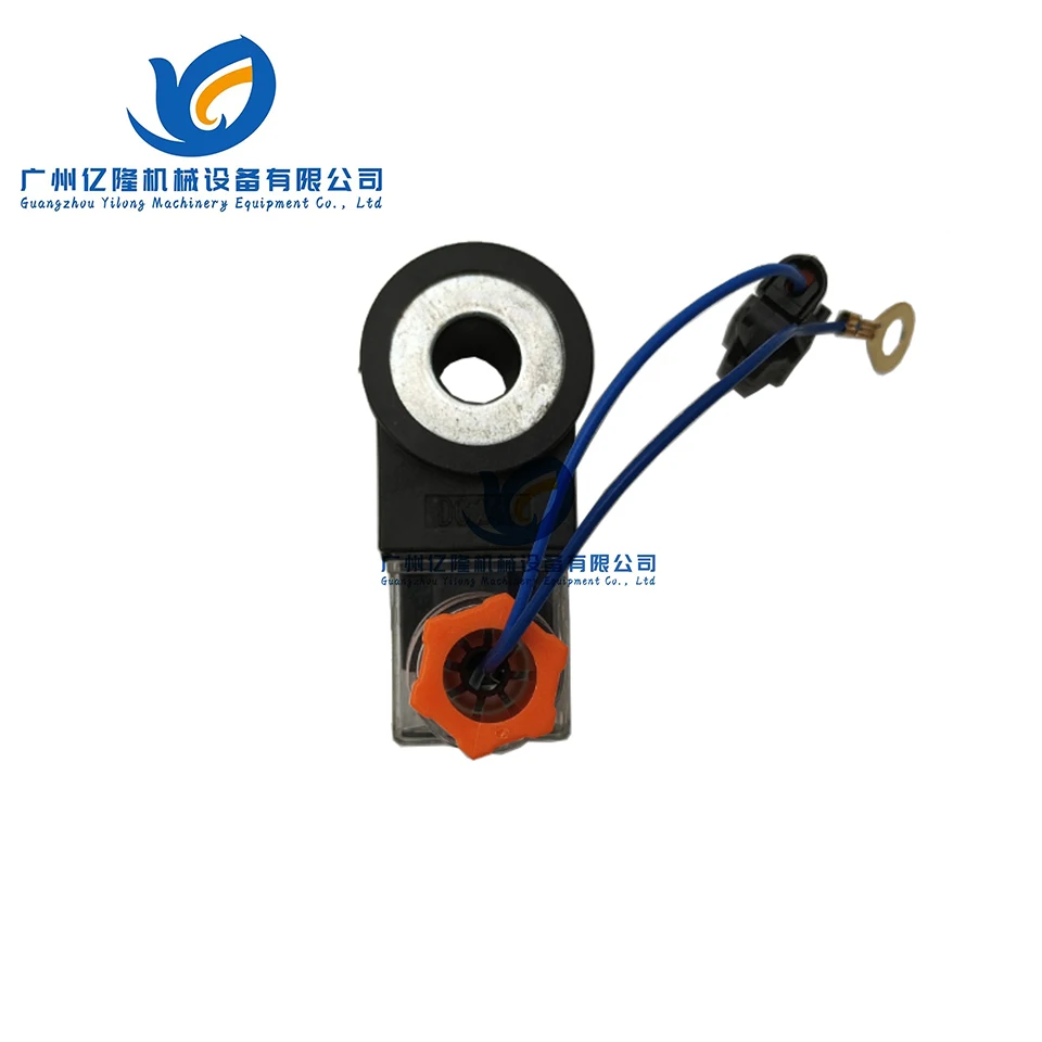 Factory Direct Supply New 24V Quick Connector Electronic Solenoid Valve Coil Excavator Accessory Accessories Inner Hole 13 Holes