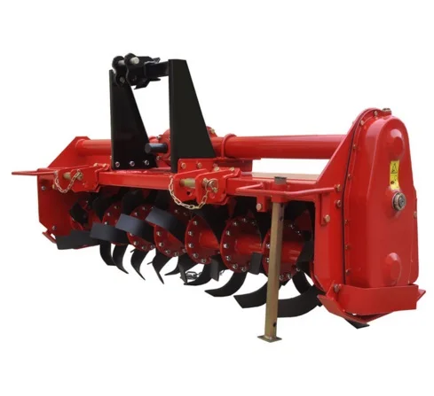 Agricultural Compact Tractor 3-point Hitch Heavy Duty Rotary Tiller Pto Rotavator for Sale Provided Gearbox Transit China France