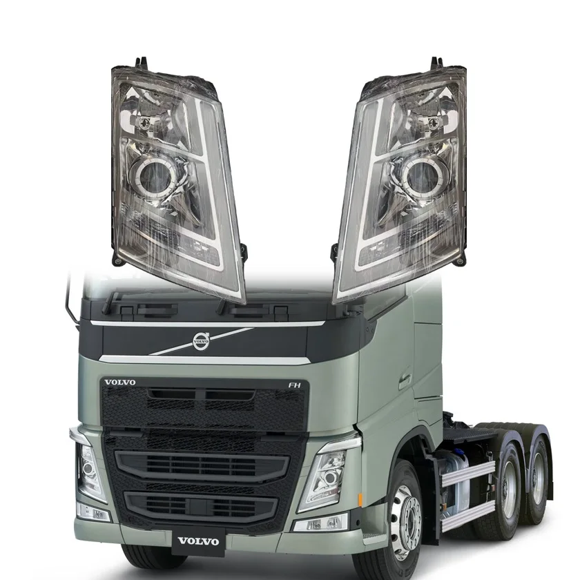 1pcs Head Lamp With Lens for volvo FH16 Truck Headlight Front E APPROVE 22239217 22239219