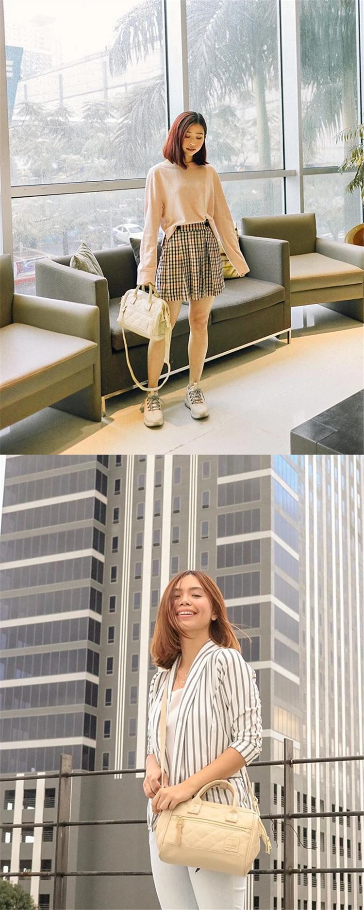 Japanese Mini Boston Shoulder Bags Female Women