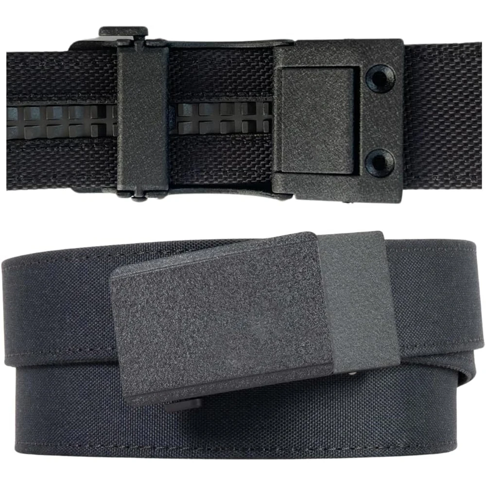 Wear-resistant Durable Men Adjustable Training Tactical Belt Adjustable Sports Training Nylon Ratchet Belt
