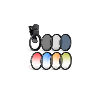 Graduated Color Star CPL ND Phone Lens Filters NEEWER 52mm Lens Filter Kit With Phone Lens Clip  for 15 14 Pro Max 13 12 11