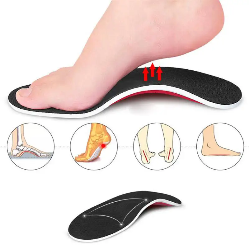 3d Orthotic Insole Arch Support Flatfoot Orthopedic Insoles For Feet ...